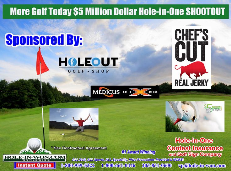 Million Dollar Hole In One Contest Florida Hole In Won Com Http Www Hole In Won Com 203 831 0600 Hole In One Triple Crown Dollar