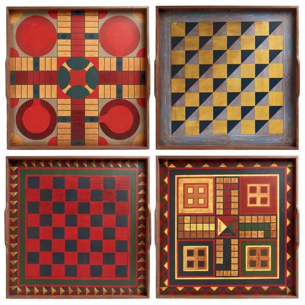folk art game boards