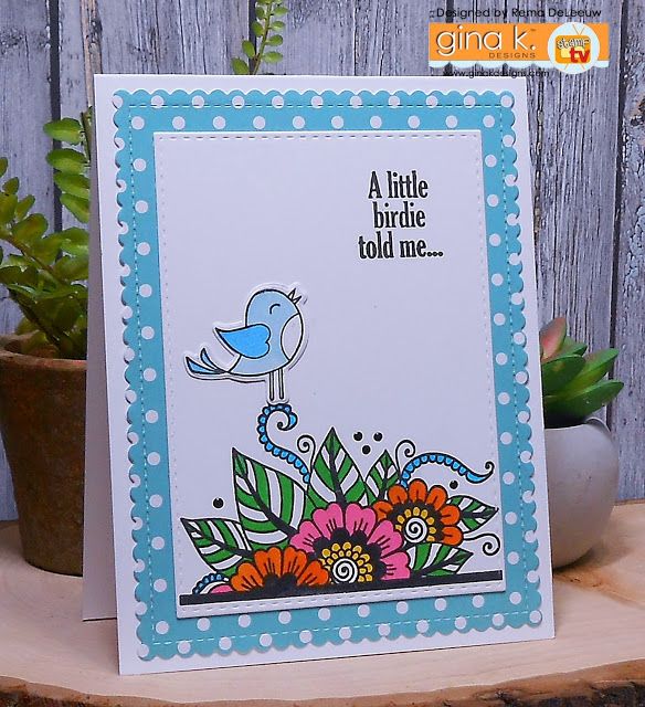 Nice Card Making Ideas Gina K Part - 10: Paper Panache: Gina K Designs U2013 StampTV Kit Inspiration Blog Hop U2013 Day 2. Greeting Cards ...