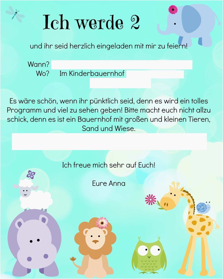 Einladungskarten 2 Geburtstag einladungskarten : einladung 2 geburtstag - Einladung Insparadies