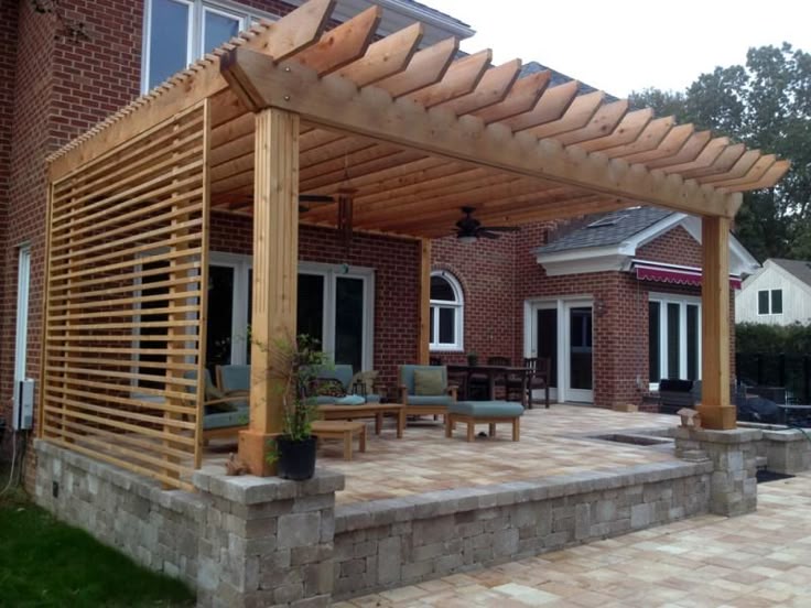 104 best Patio ideas with decks, porches, pergolas and ... 104 best Patio ideas with decks, porches, pergolas and ... on Side Yard Pergola Ideas id=71297