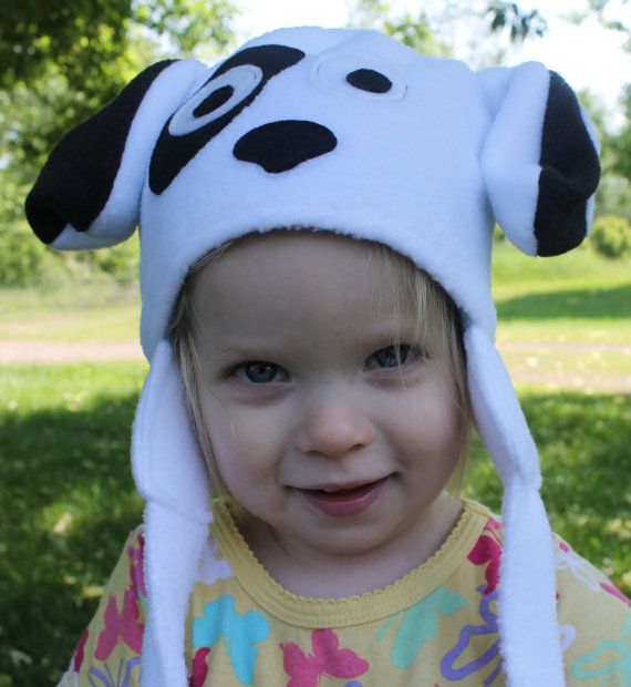 Fleece Puppy Hat Costume Animal Face Fleece Puppy Hat Costume Animal Face