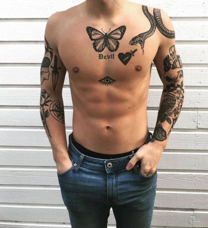 30 Best Chest Tattoo Men Ideas Chest Tattoo Men Cool Chest Tattoos Tattoos For Guys