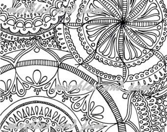 Download Earth Mandala Digital Coloring Page//Mandalas to color for ...