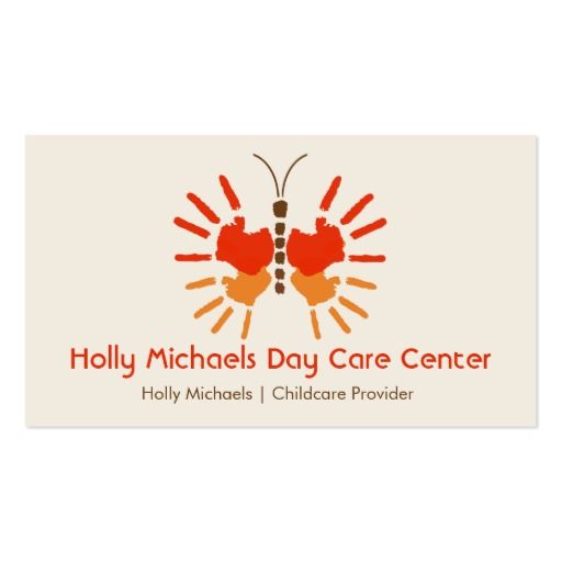 daycare business cards
