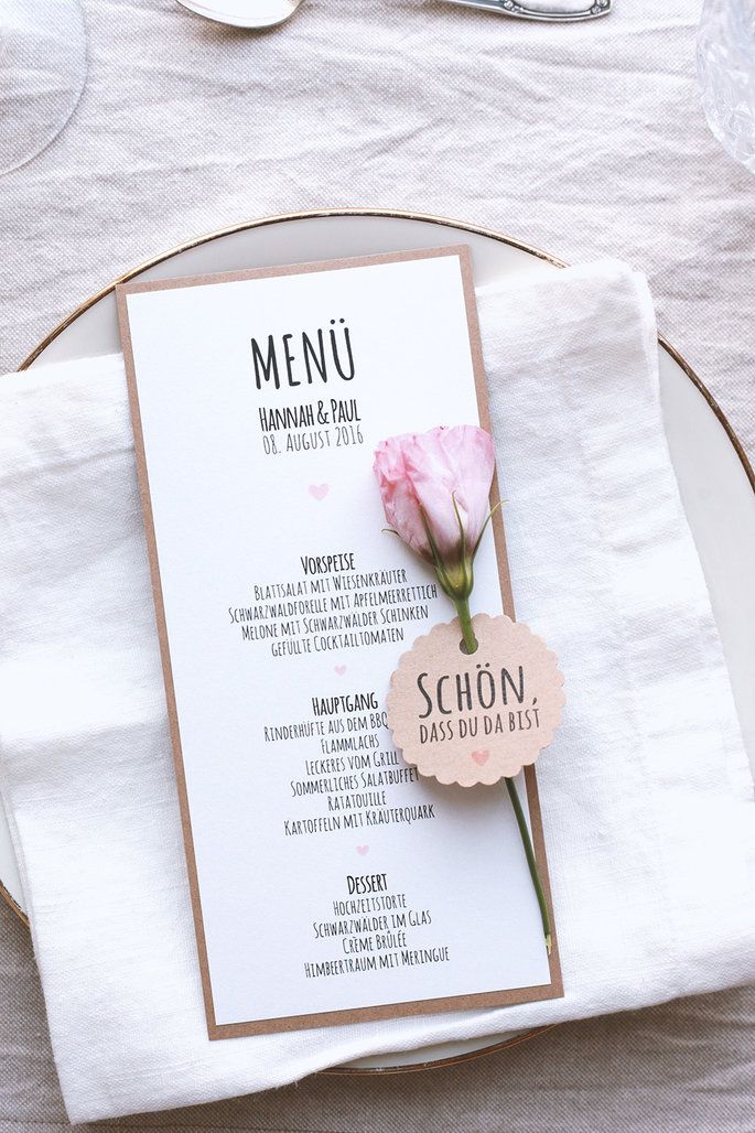 Selbstgemachte Papeterie für Ihre Hochzeit – mit wunderschönen DIY-Sets