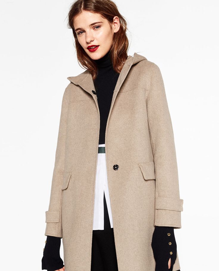 WOOL COAT-Coats-OUTERWEAR-WOMAN | ZARA United States | Outerwear women ...