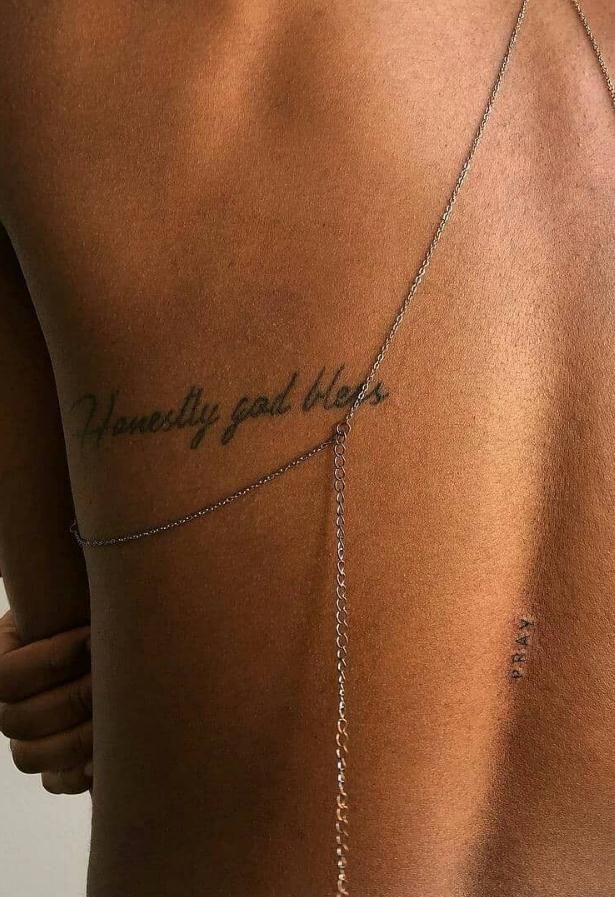 36 Exquisite and Small Letter Tattoos of The Best Design - Lily Fashion