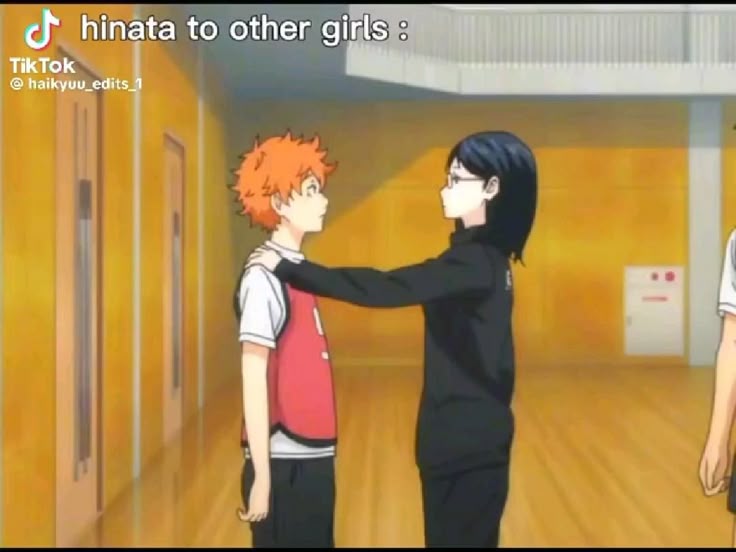 Hinata to Yachi || ⚠️not a ship⚠️ | Haikyuu yachi, Haikyuu funny, Haikyu!!