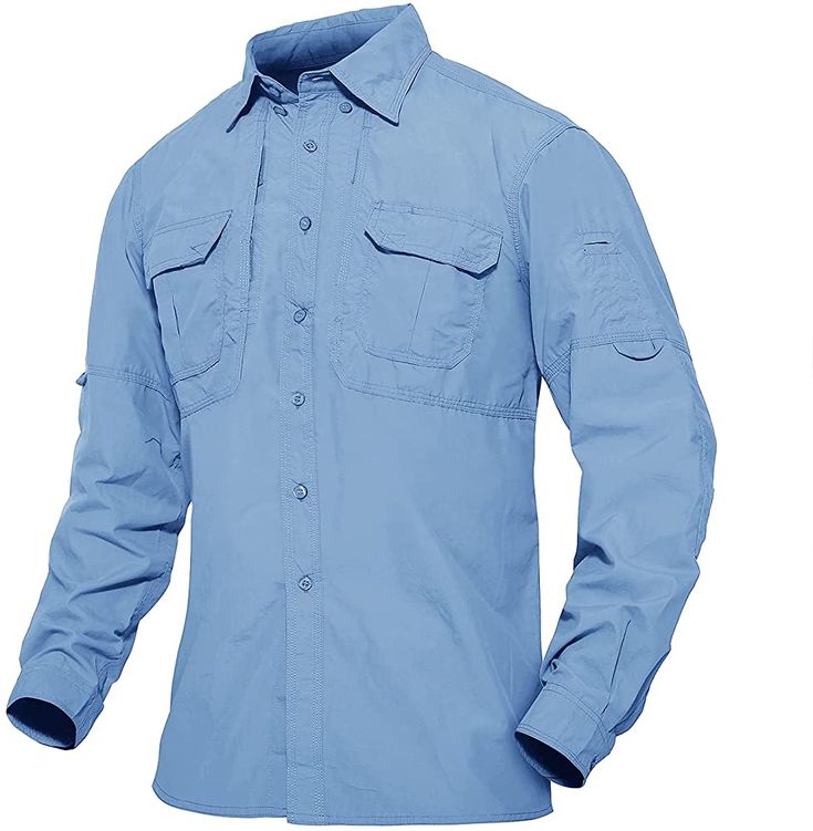 TACVASEN Mens Tactical Shirts Quick Dry UV Protection Breathable Long Sleeve Hiking Fishing Button Shirts TACVASEN Mens Tactical Shirts Quick Dry UV Protection Breathable Long Sleeve Hiking Fishing Button Shirts
