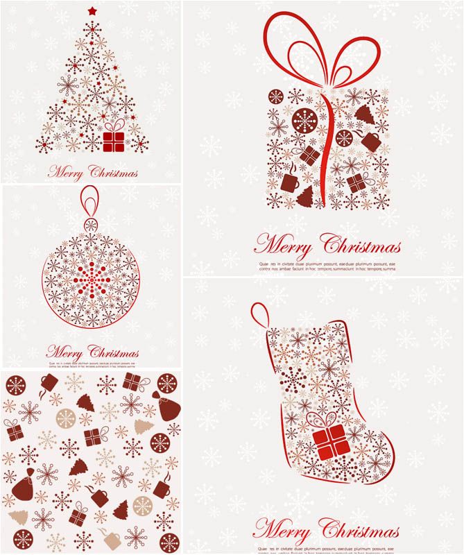christmas card vector