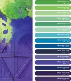 Blue Green Color Scheme Palette
