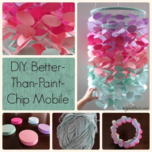 Ive Been Admiring The Gorgeous DIY Paint Chip Mobiles That Pop Up So I Decided Would Give This Project A Try It Seemed Pretty Straightforward And Ive Been Admiring The Gorgeous DIY Paint Chip Mobiles That Pop Up So I Decided Would Give This Project A Try It Seemed Pretty Straightforward And