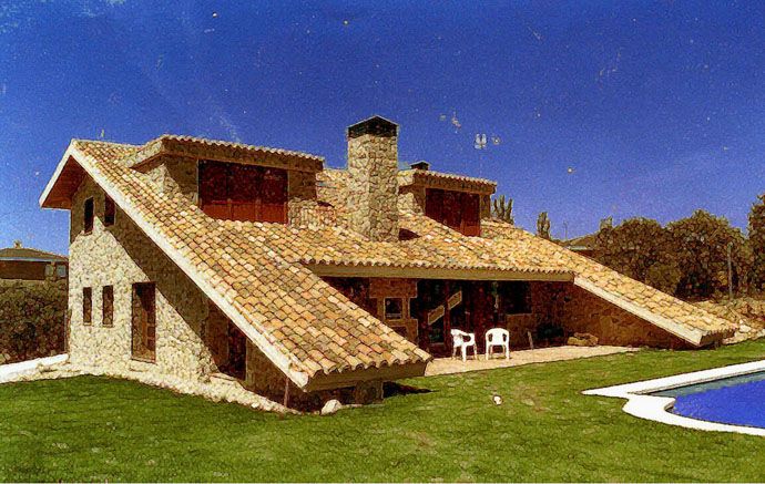 Casa de Campo de Piedra y Teja Manuel Monroy Manuel Monroy - casas piedra Casa de Campo de Piedra y Teja Manuel Monroy Manuel Monroy - casas piedra