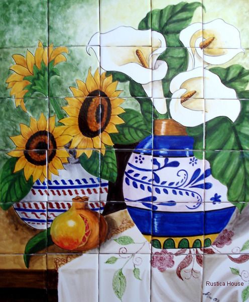 Decorative Wall Tile Murals Mesmerizing 175 Best Decorative Tile Murals Images On Pinterest Decorative Design Ideas Decorative Wall Tile Murals Stunning 175 Best Decorative Tile Murals Images On Pinterest Decorative Design Decoration