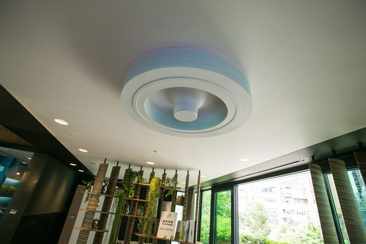 Exhale Bladeless Fan Ceiling Design Modern Bladeless Ceiling Fan, Flush Mounted Bladeless Ceiling Fan