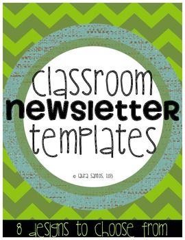 classroom newsletter templates useful school ideas pinterest