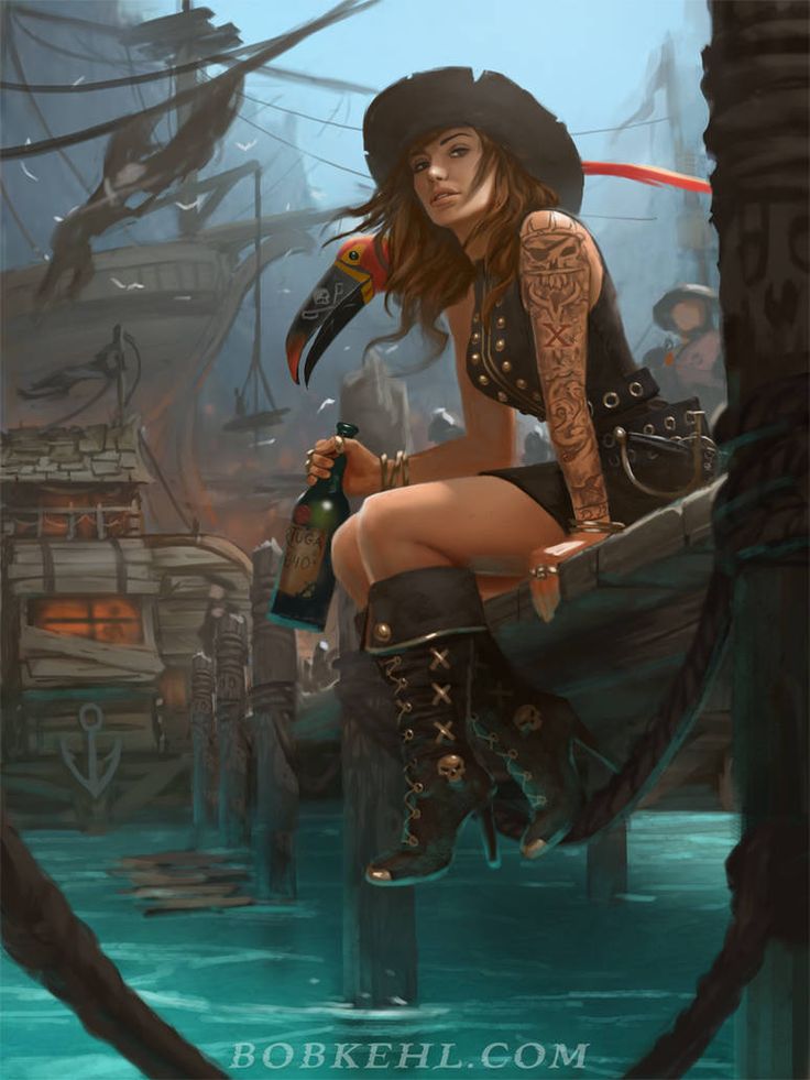 Pirate Blades By Bobkehl On Deviantart Pirate Woman Pirate Art Fantasy Girl 