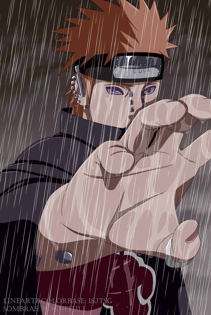 pain tendo naruto shippuden by roguefull deviantart com on