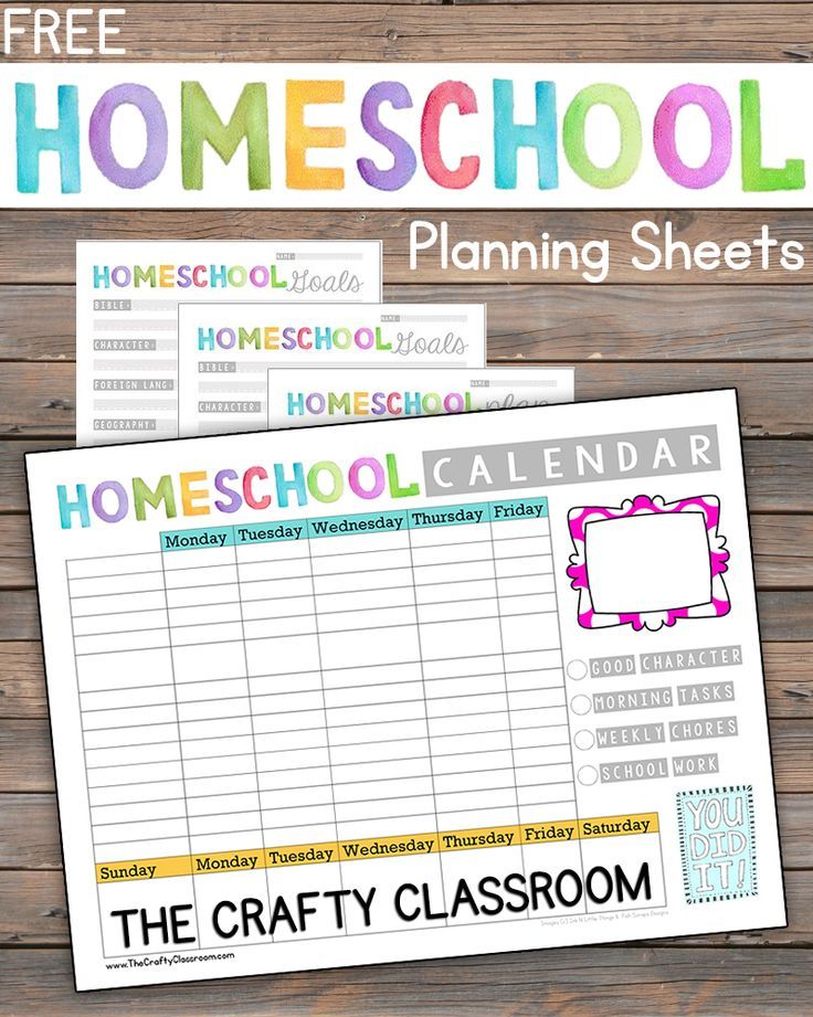 Weekly Calendar Homeschool : Free homeschool planning printables weekly calendar Weekly Calendar Homeschool : Free homeschool planning printables weekly calendar