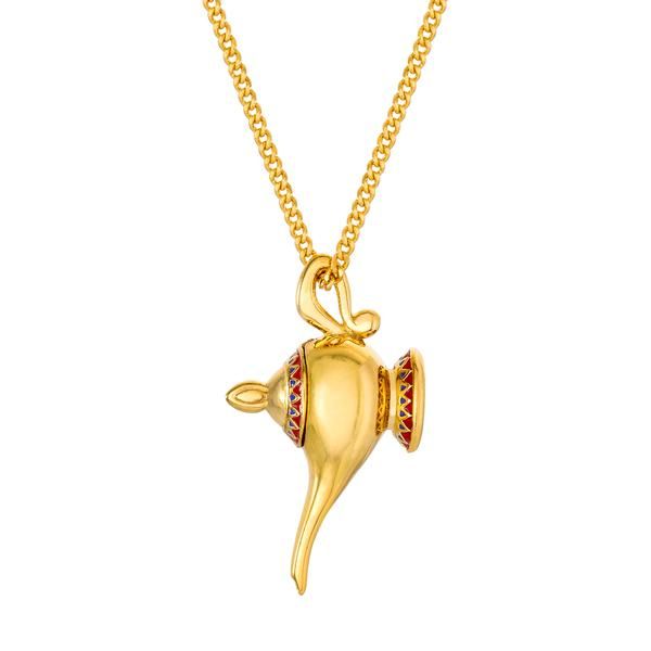 ALADDIN Hinged Magic Lamp Necklace aladins silver necklaces and pendants