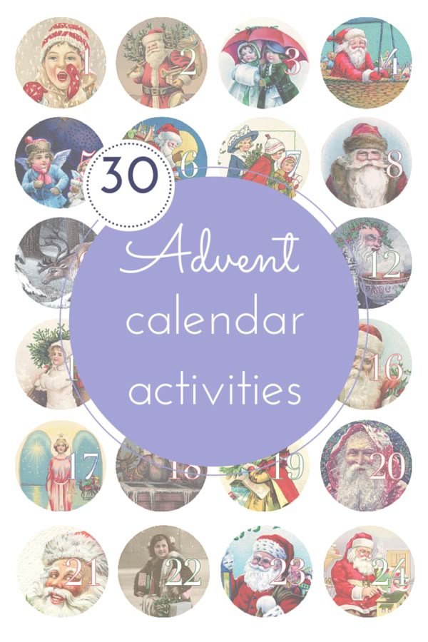 30 fun advent calendar activities christmas at home pinterest