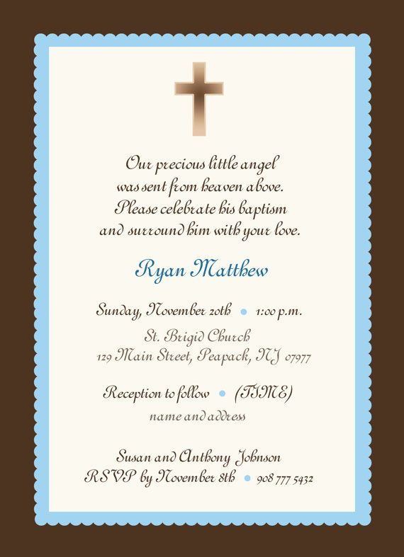 baby boy baptism invitation boy or girl baby boy invitation blue