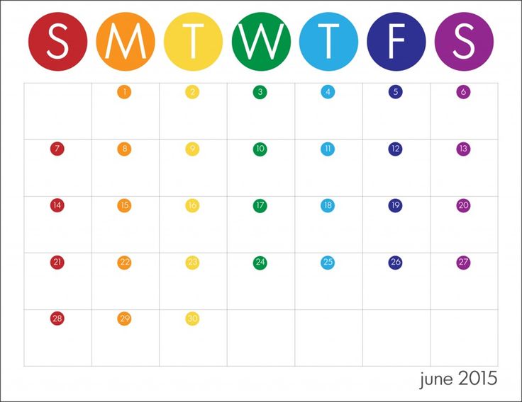 printable 2015 calendar june
