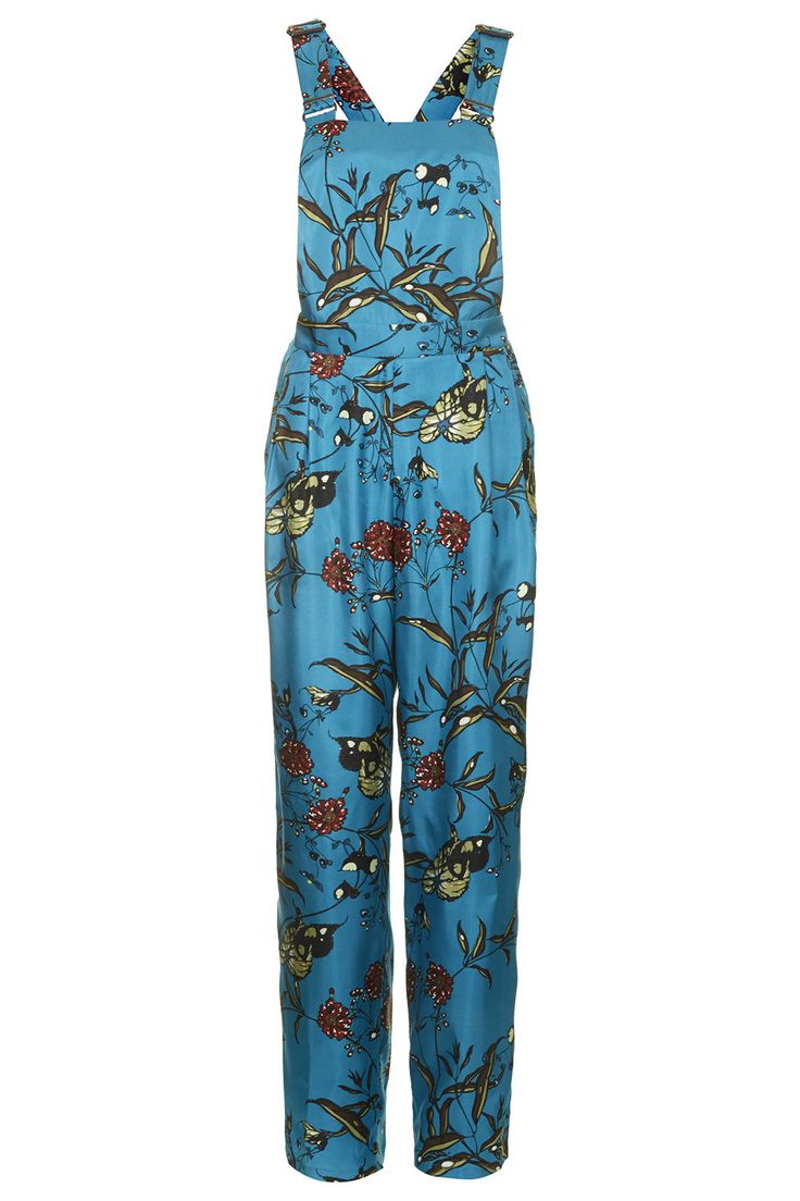 Fable Print Silk Dungarees by Boutique | Dungaree for women, Topshop ...