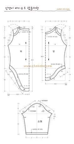 Image result for MOLDE DE ROPA PARA RECIEN NACIDOS | Patrones de ropa