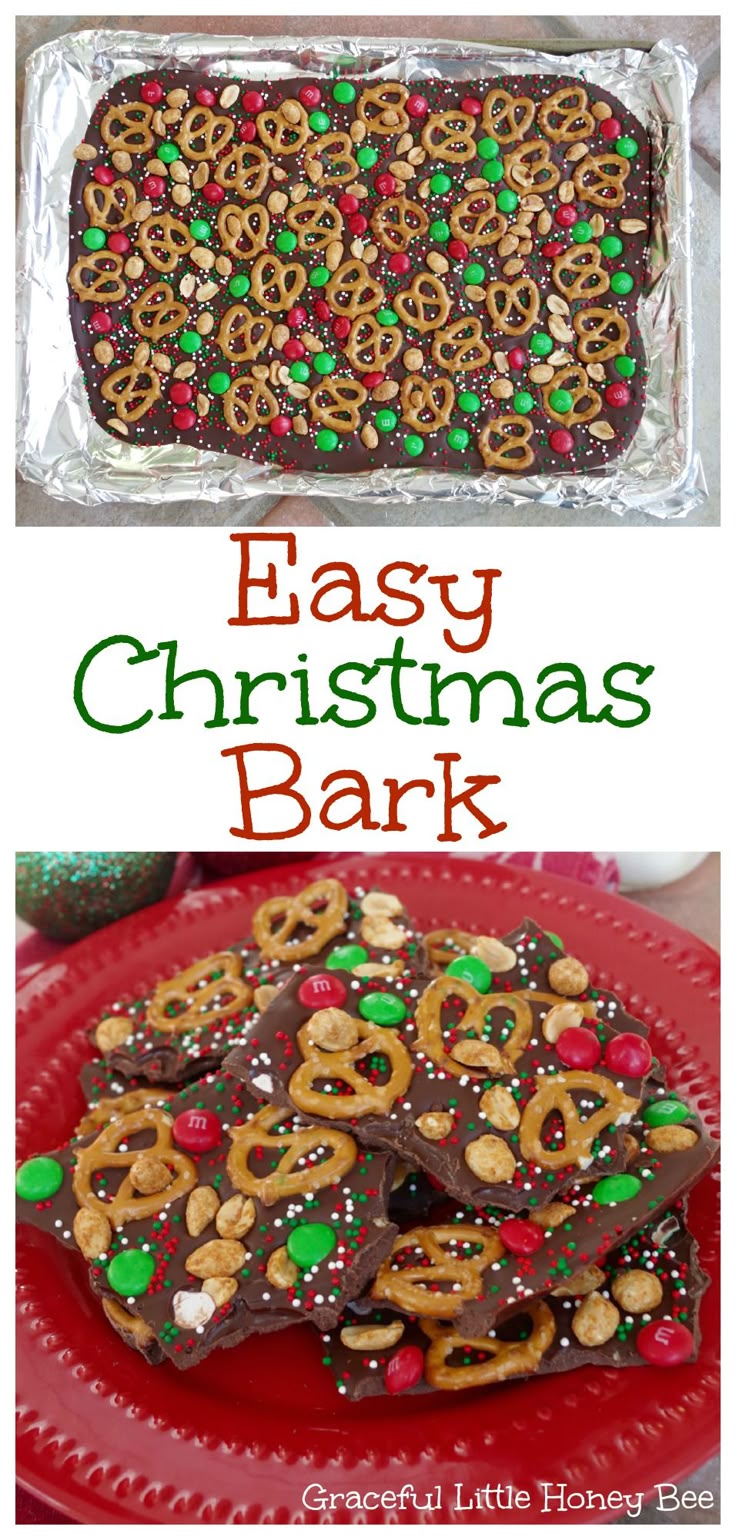 See how to make this Easy Christmas Bark to enjoy or give as a gift! See how to make this Easy Christmas Bark to enjoy or give as a gift!