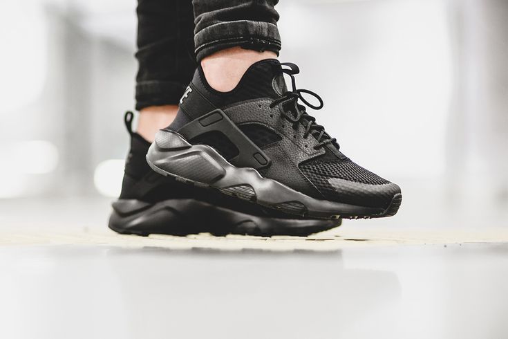 On-Feet Look At The Nike Air Huarache Ultra BR Triple Black