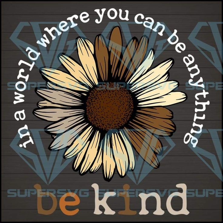 Download Be Kind Rainbow Black SVG PNG DXF EPS Download Files in ...