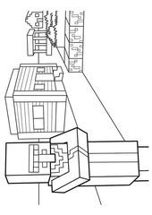 Minecraft Villager Coloring Page Minecraft coloring pages Coloring