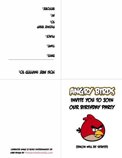 foldable birthday invitations