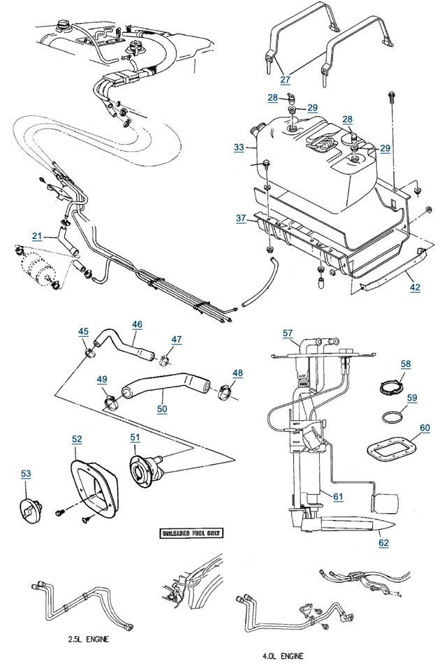 22 Best Jeep Yj Parts Diagrams Images On Pinterest