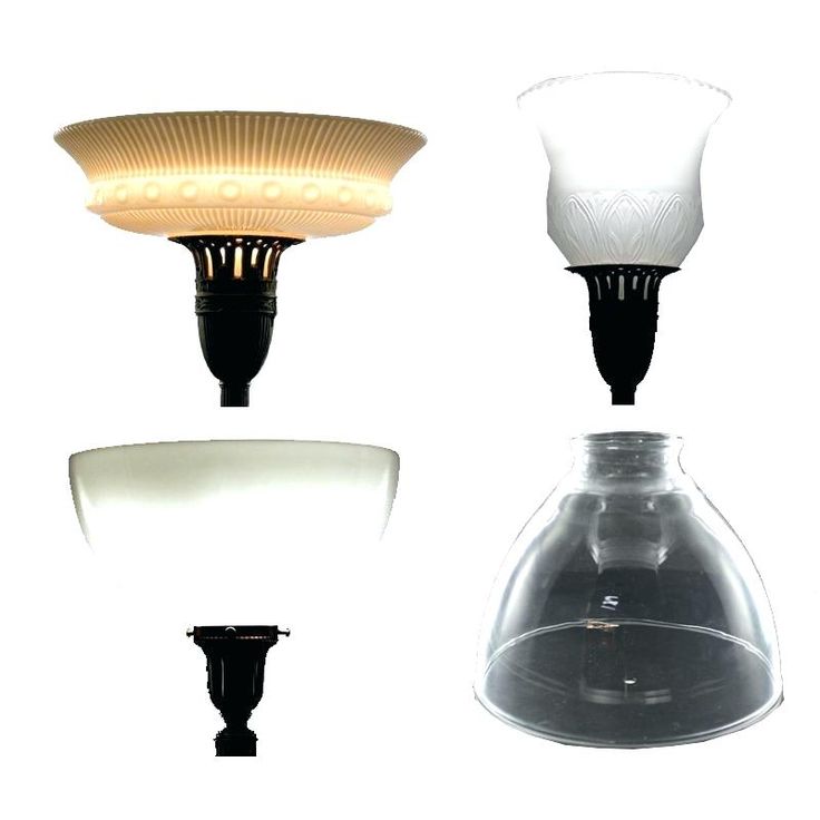 Plastic Torchiere Lamp Shade Replacement Glass Shades Floor Torchiere Floor Lamp, Floor Lamp Replacement Shade Plastic