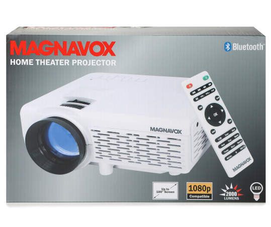 Magnavox Bluetooth Home Theater LED Projector - Big Lots | Projector