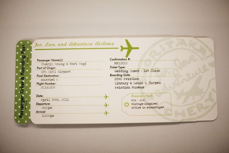 Ticket Invitation Template | Free Printable MS Word Format Airline ticket invitation template free
