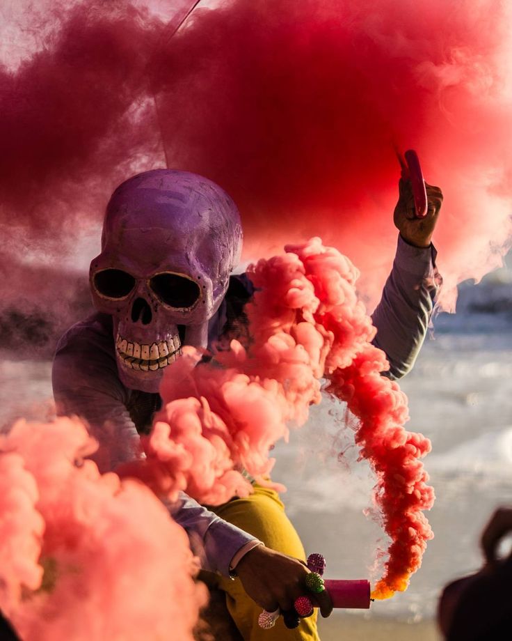 colored vapor smoke
