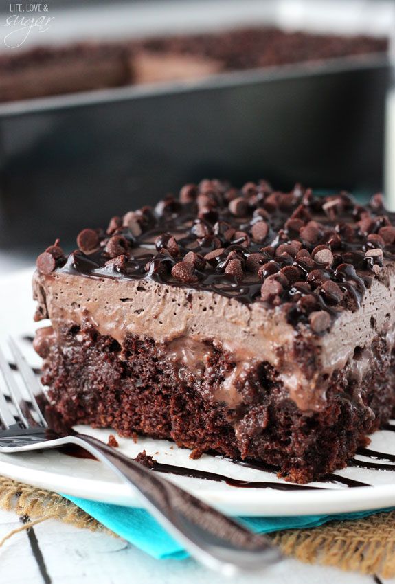 chocolate poke cake recipe