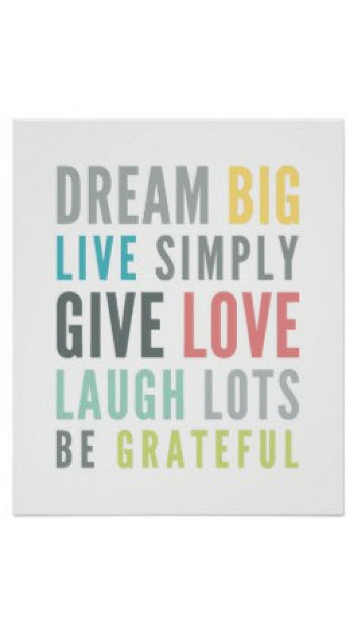 Life Mantra Quote Positive Typography Pastel Color Poster Zazzle Com