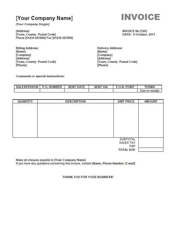 Company Invoice Template 302 Invoice Template Word Invoice Template Microsoft Word Invoice Template