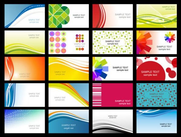 formatos de tarjetas de presentacion