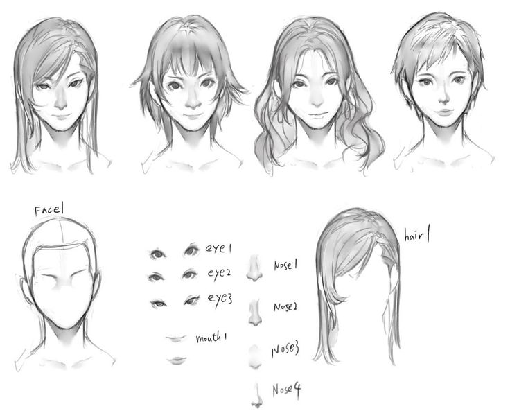 Krenz Cushart Anatomy Reference How To Draw Hair Drawing Tutorial