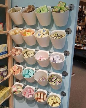 Bubbles Bath & Body's Greenwich Bay Trading Company Soap display at Antiques...