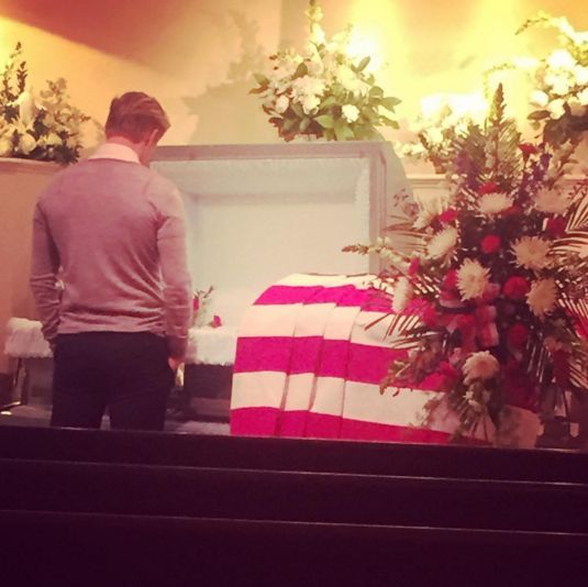 social media no no julianne hough posts photo of funeral director resume