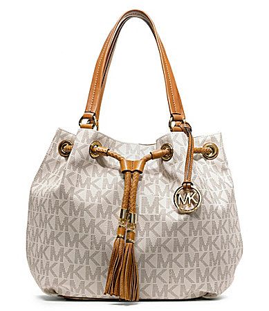 MICHAEL Michael Kors Signature Jet Set Gathered Tote #Dillards.... My next
