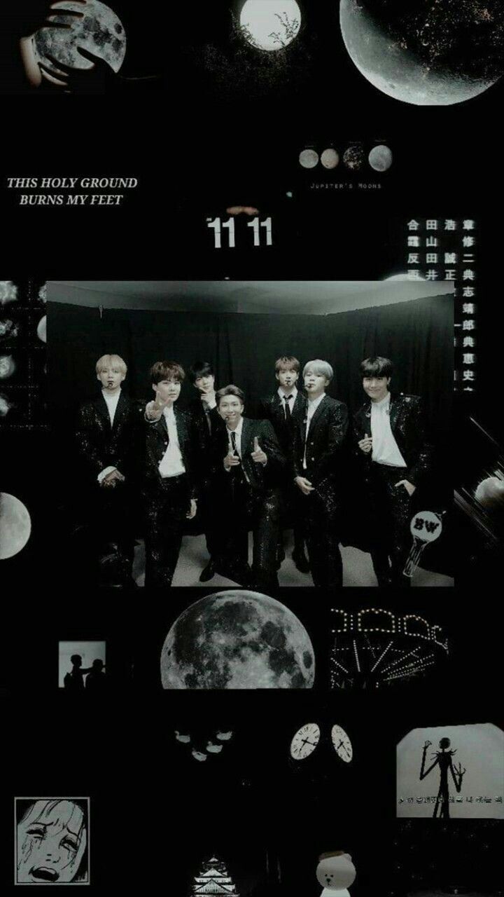 ∘ RMonnie ・゚ :・゚ | Bts wallpaper, Black aesthetic wallpaper, Aesthetic