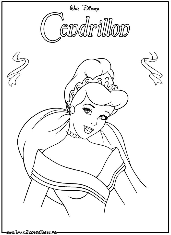 coloriage cendrillon coloriage cendrillon coloriage et on cendrillon coloriage id=69558